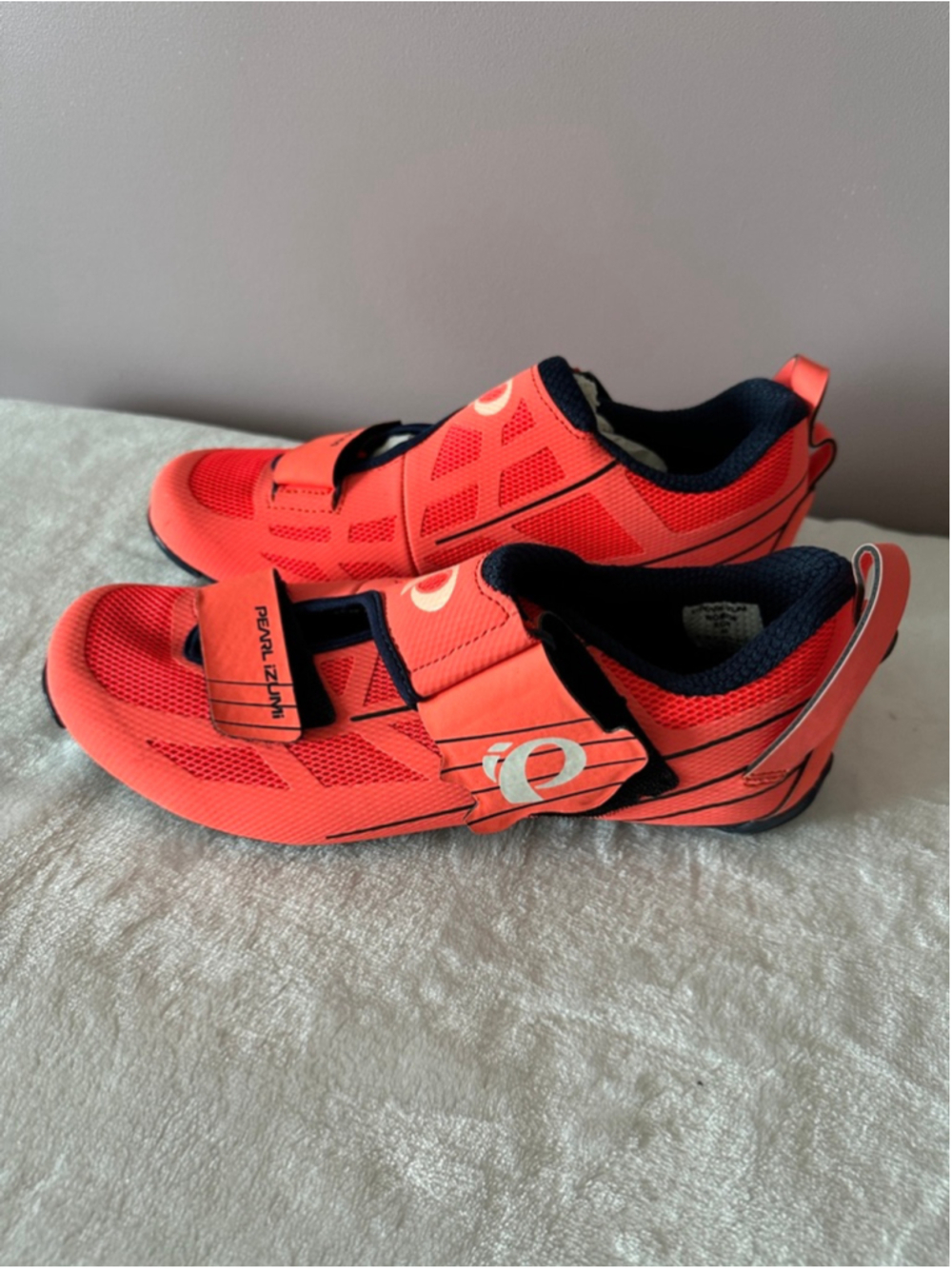 Women's Pearl Izumi W Tri Fly Select V6 Cycling Shoes Orange Black EUR 40 - Picture 3 of 7